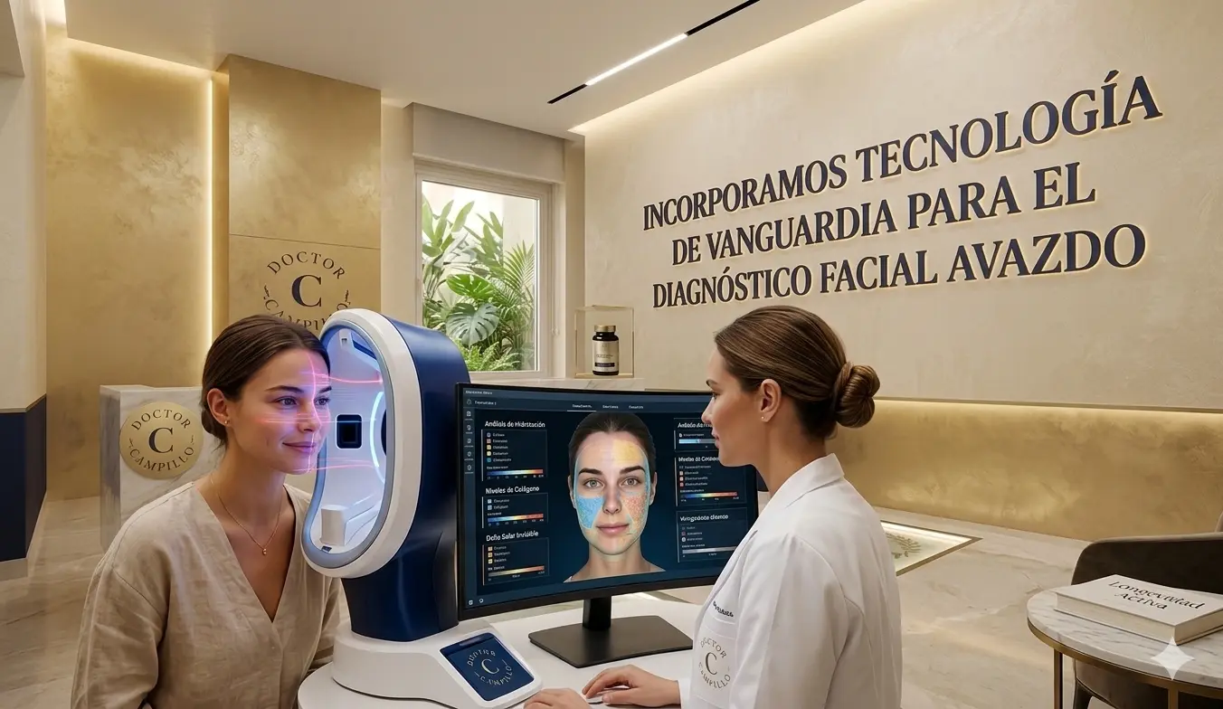 Incorporamos  tecnología de vanguardia para el diagnóstico facial avanzado